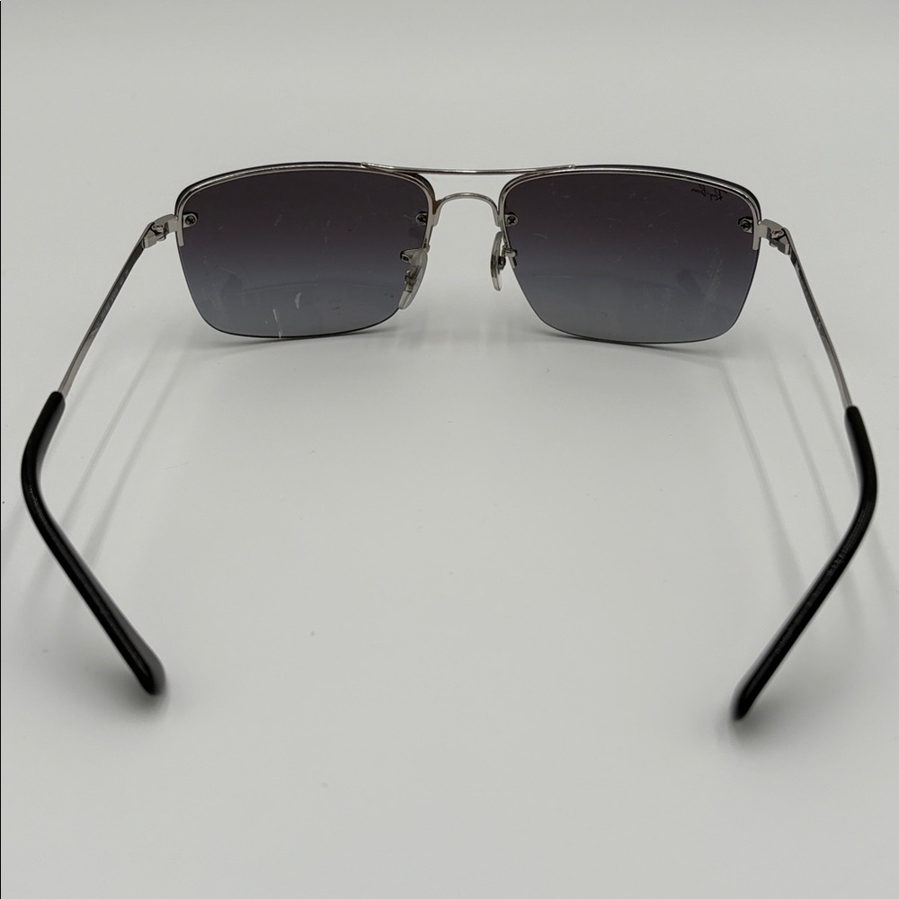 Ray-Ban Rb3183 Rimless Rectangular Sunglasses Ita… - image 2